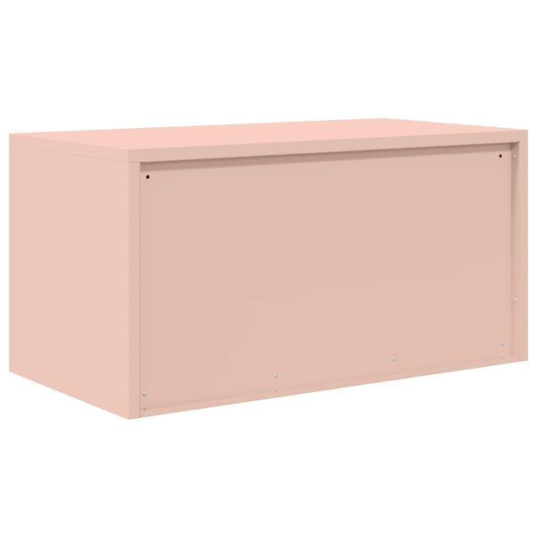 Rosa Aktenschrank Stahl – 80x40x40cm