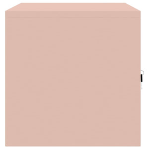 Rosa Aktenschrank Stahl – 80x40x40cm