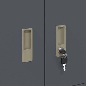 vidaXL Armoire de rangement anthracite 80 x 40 x 40 cm acier