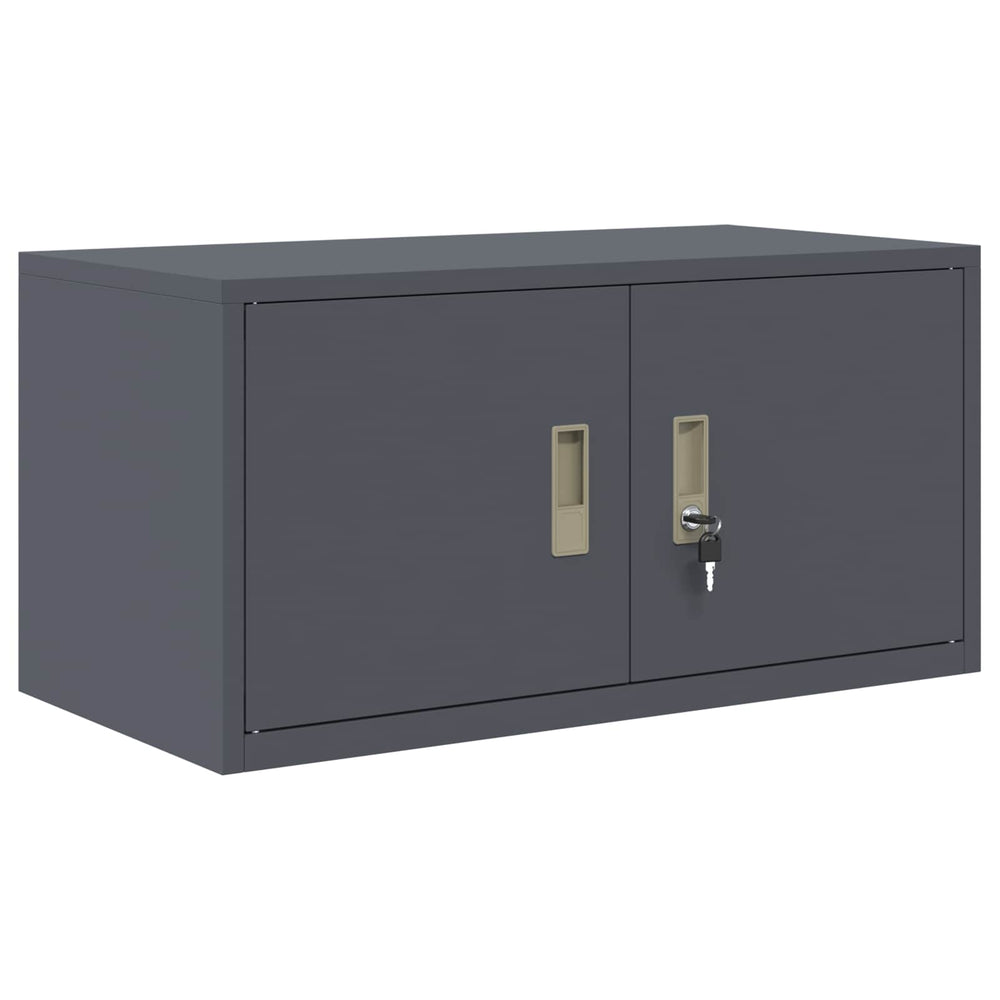 Aufbewahrungsschrank Anthrazit Stahl 80x40x40cm