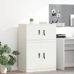 Weißer Stahlschrank, 80x40x40cm