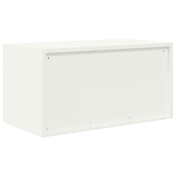 Weißer Stahlschrank, 80x40x40cm