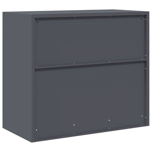 Aktenschrank Anthrazit Stahl 80x40x70cm
