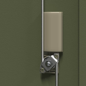 Aktenschrank Olive Grün Stahl 80x40x70 cm