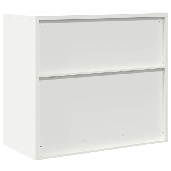 Weißer Stahlschrank, 80 cm