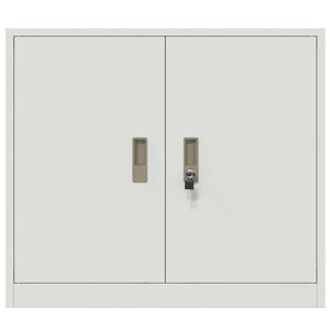 Weißer Stahlschrank, 80 cm