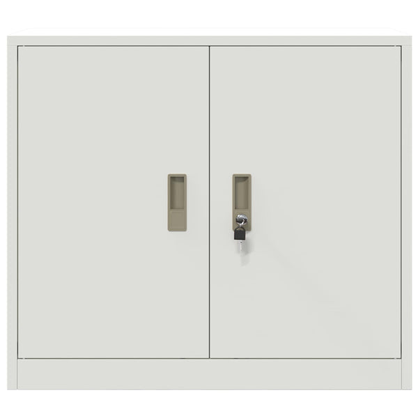 Weißer Stahlschrank, 80 cm