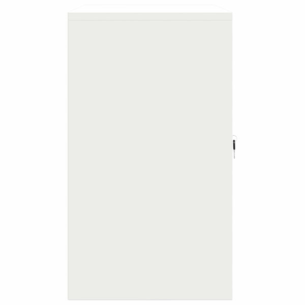 Weißer Stahlschrank, 80 cm