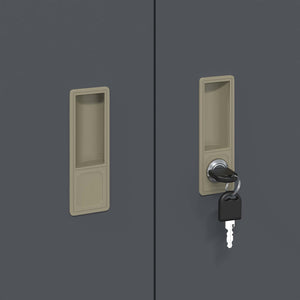 Aktenschrank Anthrazit Stahl 80x40x90cm