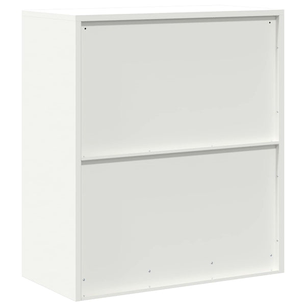 Weißer Stahlschrank, 80x40x90 cm