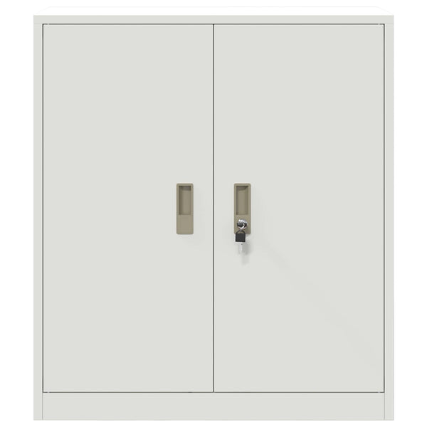 Weißer Stahlschrank, 80x40x90 cm