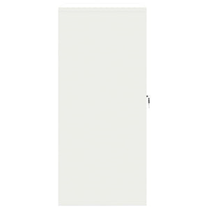 Weißer Stahlschrank, 80x40x90 cm