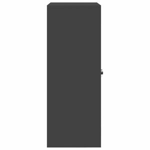 Stahlschrank Schwarz, 80x40x105 cm