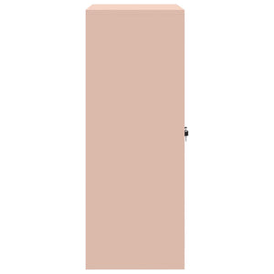 Rosa Stahlschrank, 80x40x105 cm