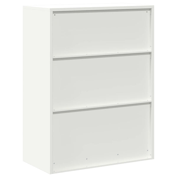 Weißer Stahlschrank, 80x40x105 cm