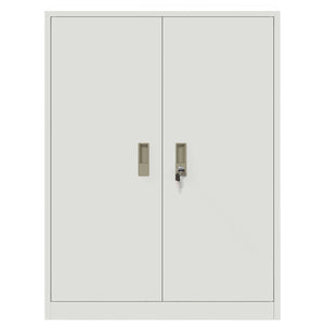 Weißer Stahlschrank, 80x40x105 cm
