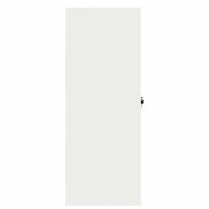 Weißer Stahlschrank, 80x40x105 cm