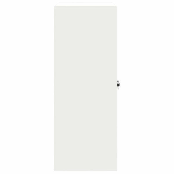 Weißer Stahlschrank, 80x40x105 cm