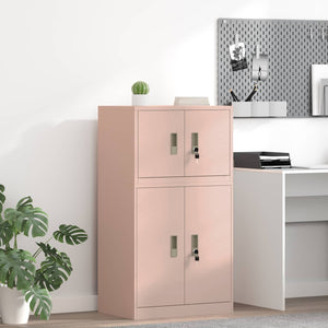 Rosa Stahlschrank, 60x40x40cm