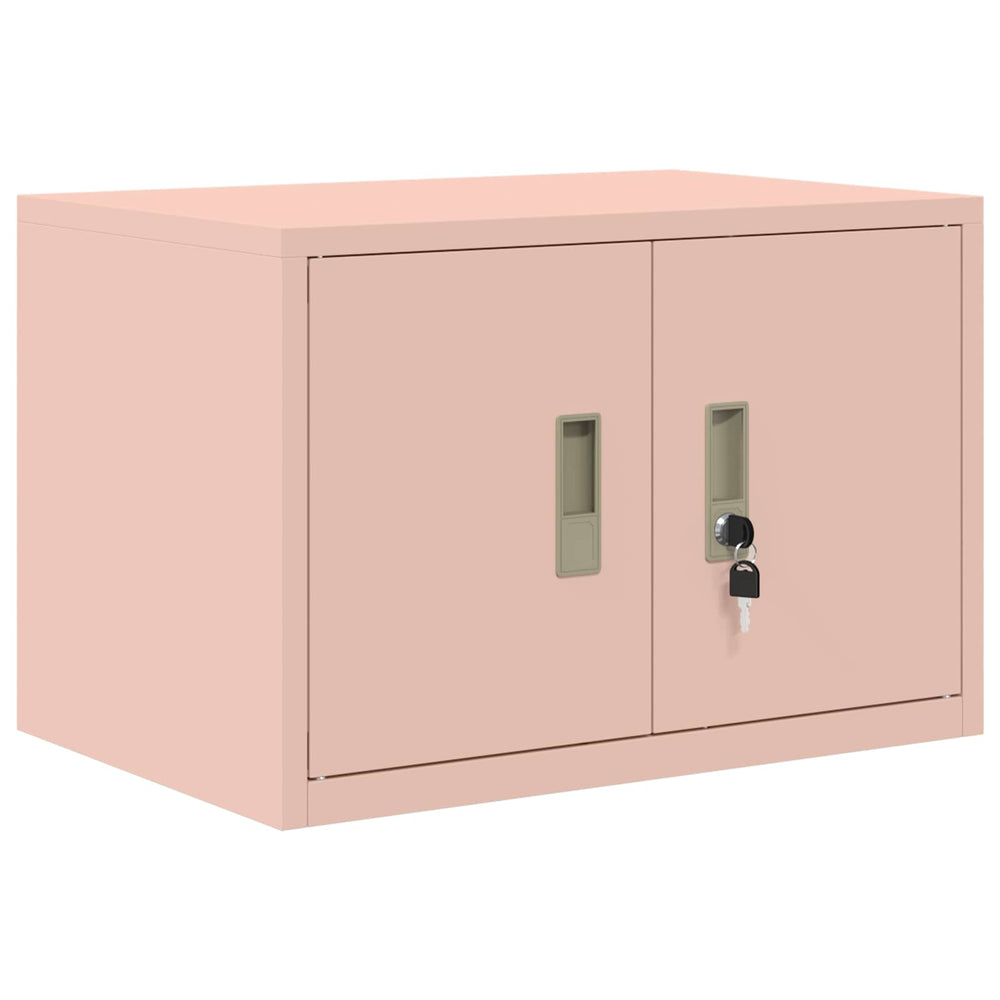 Rosa Stahlschrank, 60x40x40cm