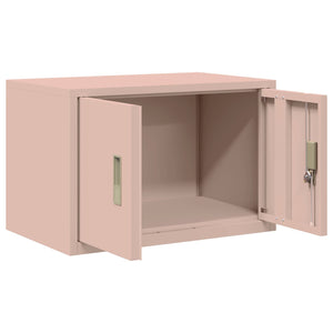 Rosa Stahlschrank, 60x40x40cm
