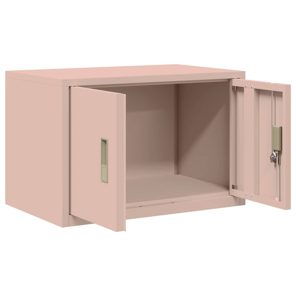 Rosa Stahlschrank, 60x40x40cm
