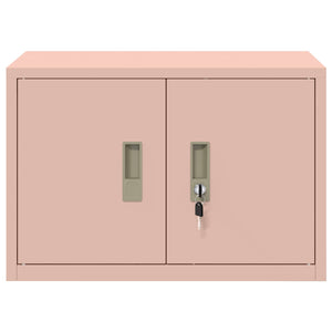 Rosa Stahlschrank, 60x40x40cm