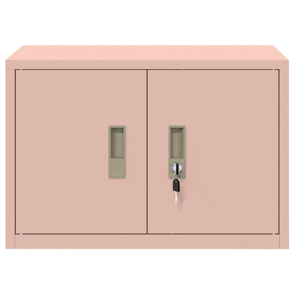 Rosa Stahlschrank, 60x40x40cm