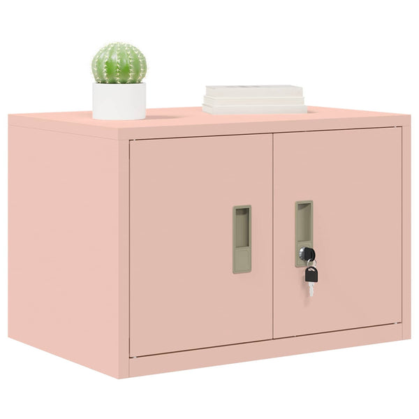 Rosa Stahlschrank, 60x40x40cm