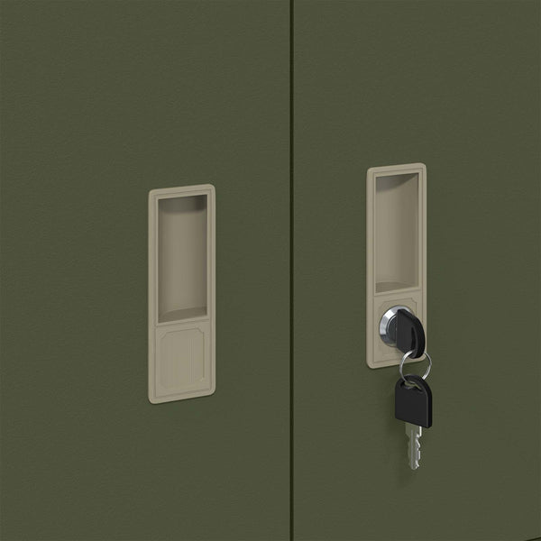 Stahlschrank Olive Grün 60x40x40 cm