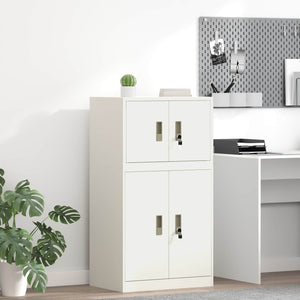 Weißer Stahlschrank, 60x40x40 cm