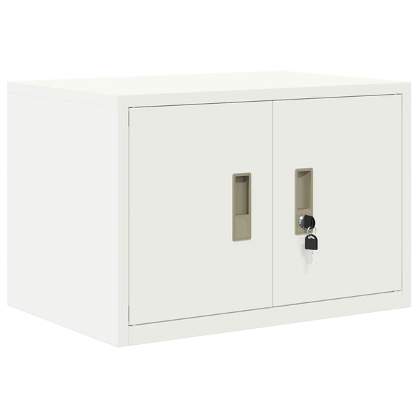 Weißer Stahlschrank, 60x40x40 cm