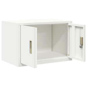 Weißer Stahlschrank, 60x40x40 cm