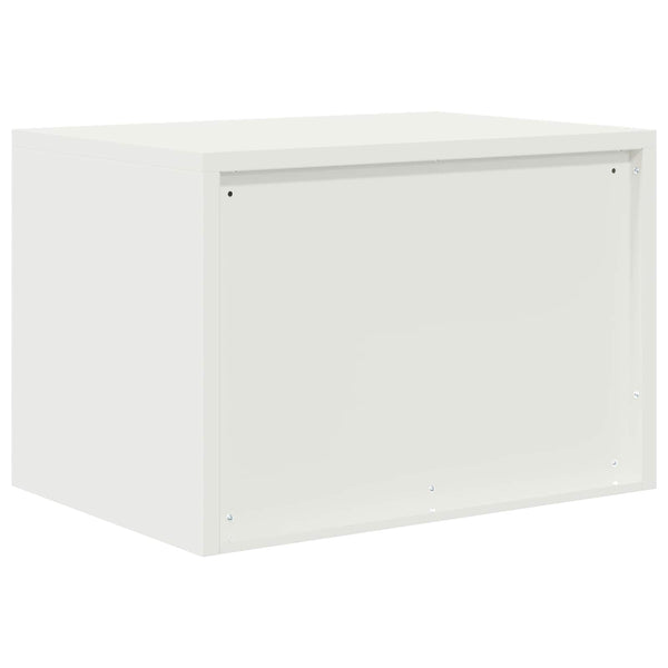 Weißer Stahlschrank, 60x40x40 cm