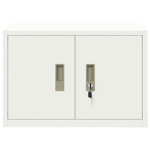 Weißer Stahlschrank, 60x40x40 cm
