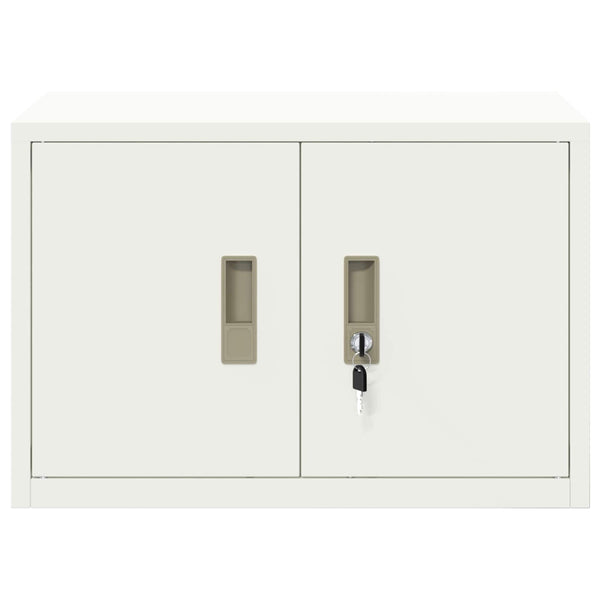 Weißer Stahlschrank, 60x40x40 cm