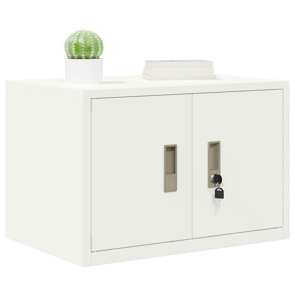 Weißer Stahlschrank, 60x40x40 cm