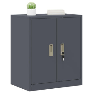 vidaXL Armoire de rangement anthracite 60 x 40 x 70 cm Acier