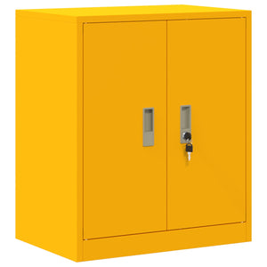 Senfgelber Stahlschrank 60x40x70cm
