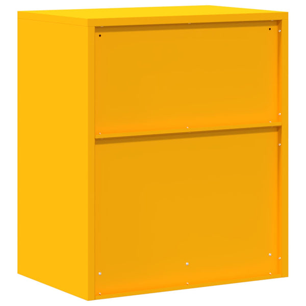 Senfgelber Stahlschrank 60x40x70cm