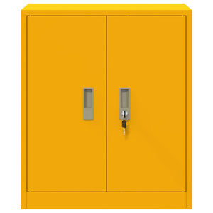 Senfgelber Stahlschrank 60x40x70cm