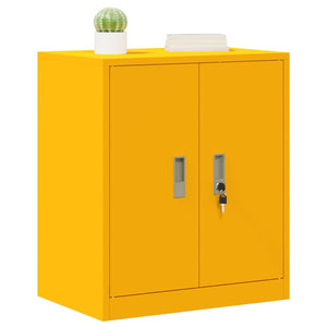 Senfgelber Stahlschrank 60x40x70cm