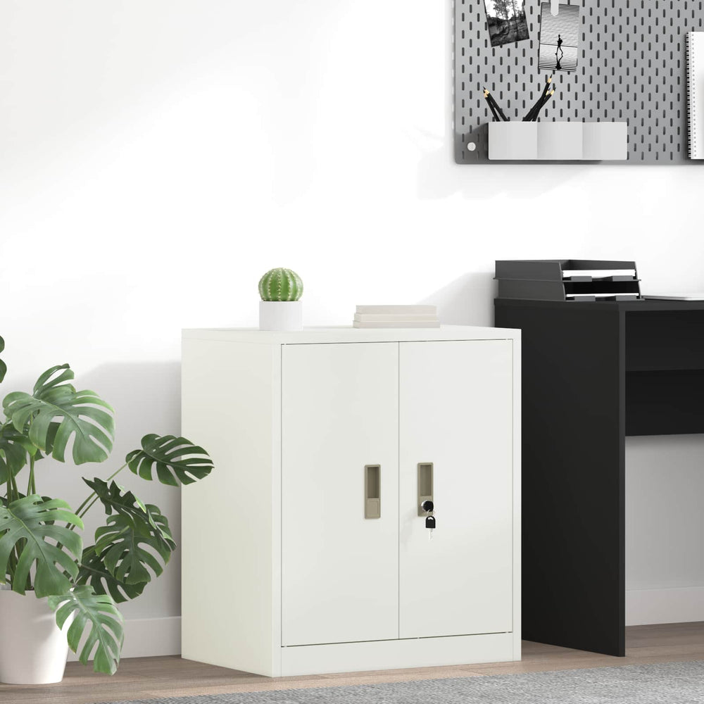 Weißer Stahlschrank 60x40x70cm