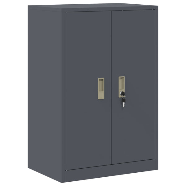 vidaXL Armoire de rangement anthracite 60 x 40 x 90 cm acier