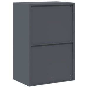 vidaXL Armoire de rangement anthracite 60 x 40 x 90 cm acier
