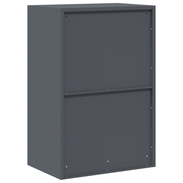 vidaXL Armoire de rangement anthracite 60 x 40 x 90 cm acier