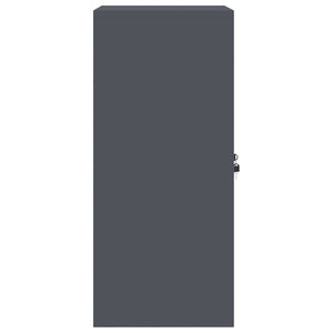 vidaXL Armoire de rangement anthracite 60 x 40 x 90 cm acier