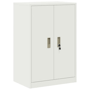 Weißer Stahlschrank, 60x40x90 cm