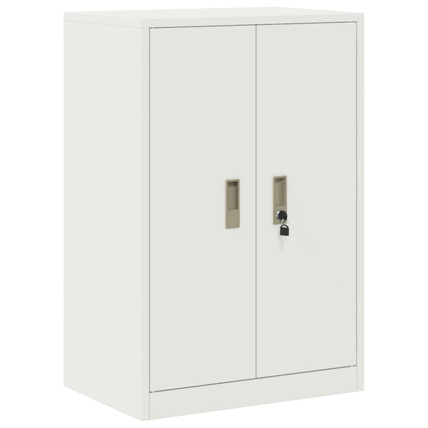 Weißer Stahlschrank, 60x40x90 cm