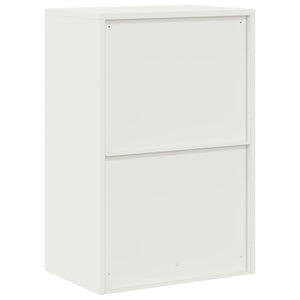 Weißer Stahlschrank, 60x40x90 cm